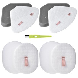 IP3251 Replacement Filters for Shark IP3251C, IP3252, IP3124, IP3225, IP3253, IP3150 Cordless PowerDetect Vacuum – 2 Pack Handheld Vacuum Pre-Motor Filters + 2 Pack Auto-Empty Dock Pre-Motor Filter