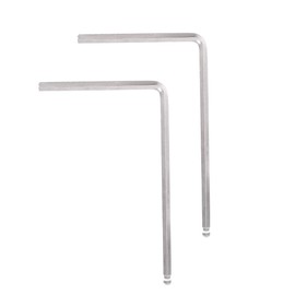 Guitar Hex Wrench Set, 2 Pcs Steel Guitar Neck Bridge Screw Truss Rod, Guitar Ball End Allen Wrench Set Repair Tool for Martin Acoustic Guitar (Silver 5mm),Cleaning, repair and maintenance
