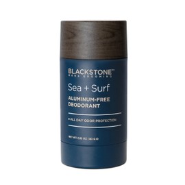 Blackstone Men's Grooming Aluminum-Free Deodorant - All Day Odor Protection | Long Lasting Protection - Sea & Surf (2.82 oz)