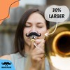 Brasstache 2.0 Combo Pack - [2-Pack] The Original Clip-on Mustache
