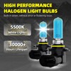 DMEPUGI Headlight Bulbs + Interior Light Kit + License Plate
