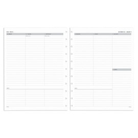 2025 TUL® Discbound Weekly Planner Refill Pages, Letter Size, January To December
