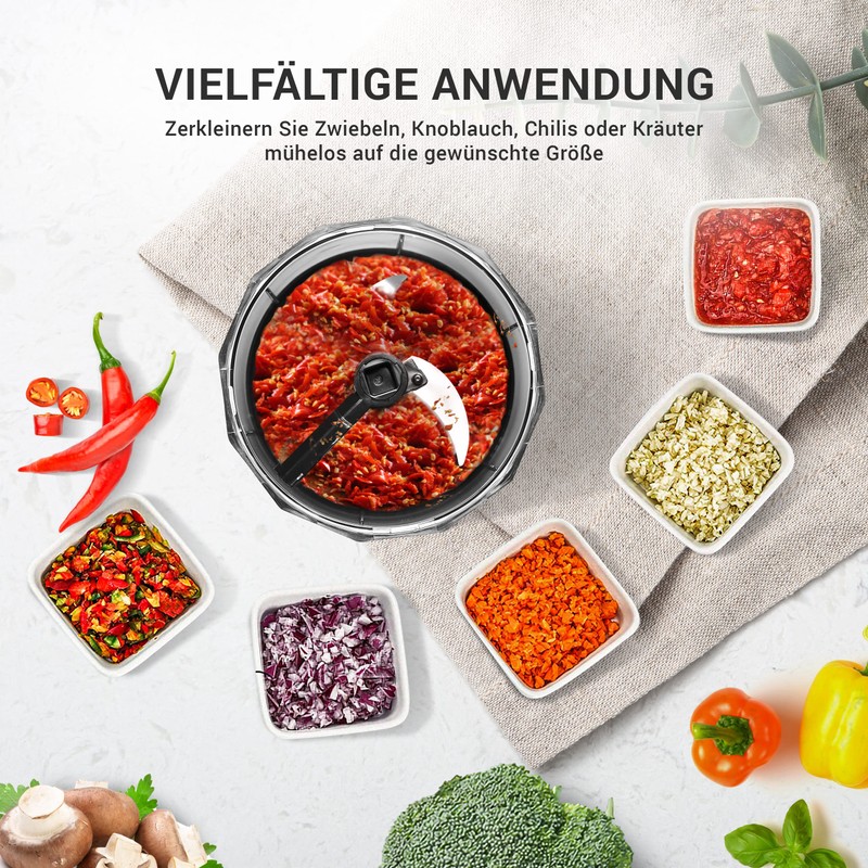 LEBENLANG Vegetable & Onion Slicer - 1 Litre Fruit Chopper