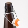 EZ Cap Bottles - 16 oz Amber Swing Top (Qty