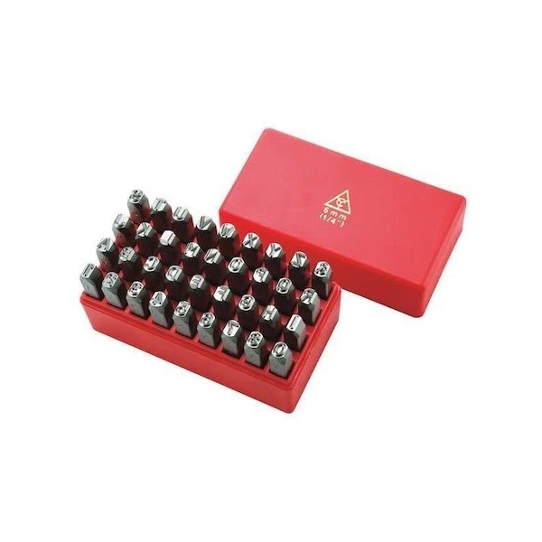 Zoro Select 20Y597 Hand Stamp,5/16 In,Combo Set