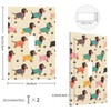 Buyidec Dachshund Colorful 1 Gang Single Toggle Outlet Light Switch