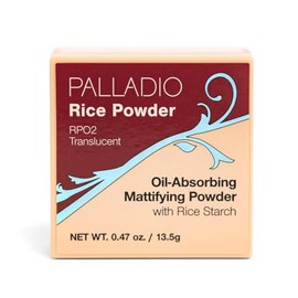 Palladio Rice Powder, Polvo Suelto Fijador, Absorbe el Aceite, Deja la Piel con Aspecto y Sensación Suave, Ayuda a que el Maquillaje Dure Más Tiempo Para un Aspecto Impecable y Fresco, Translucent