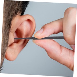 Gatuida 3sets Ear Wax Removal Tools Stainless Steel Ear Cleaning Kit Brush Clean Supplies for Home Use Smooth Polished Wax Remover