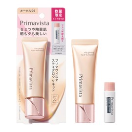 Primavista Stayglow Liquid Ochre 05 + Foundation