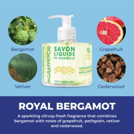 Jabón De Manos Royal Bergamot Marsella Con Aceites Esenciale
