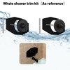 One-Hole-Remodel-Cover-Plate Compatible with Moen and Delta Bathtub and Shower Valves,