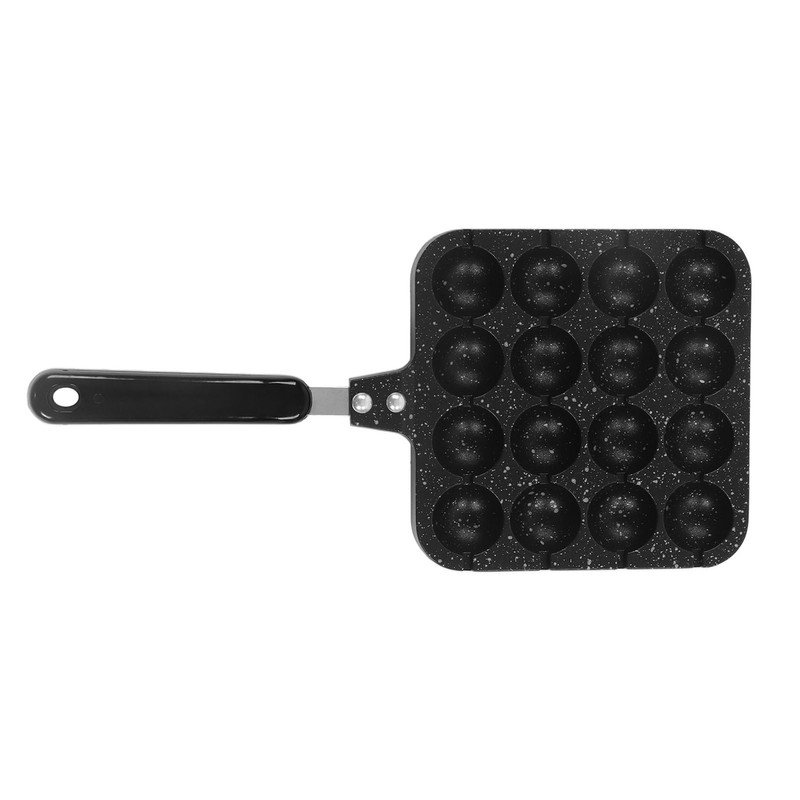 16 Holes Octopus Meatballs Pan Aluminum Alloy Takoyaki Baking Mold