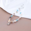 Iaceble Boho Starfish Shell Anklet Bracelet Cowrie Shell Anklets Foot