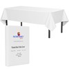 Flannel Backed Vinyl Tablecloths, Solid Color Premium Quality Waterproof Table