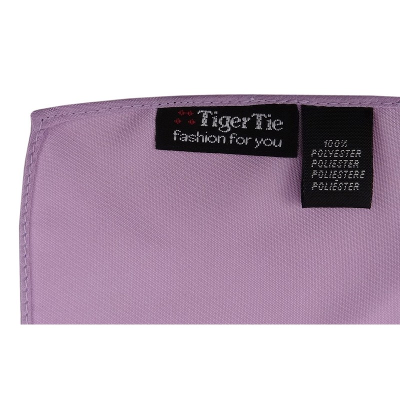 TigerTie Satin Pocket Square Plain Polyester 26 x 26 cm,