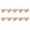 10pcs Metal Binder Clips Innovative Cartoon Cute Shape Electroplated Rustproof