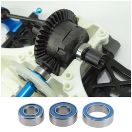 SG Store 16pcs RC Truck Car Sealed Bearings Kit Compatible with Tamiyas TT-02 Compatible with Mustang