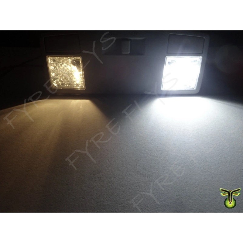 Fyre Flys White LED Light Headlight Strip Bulbs 2013+ Fit