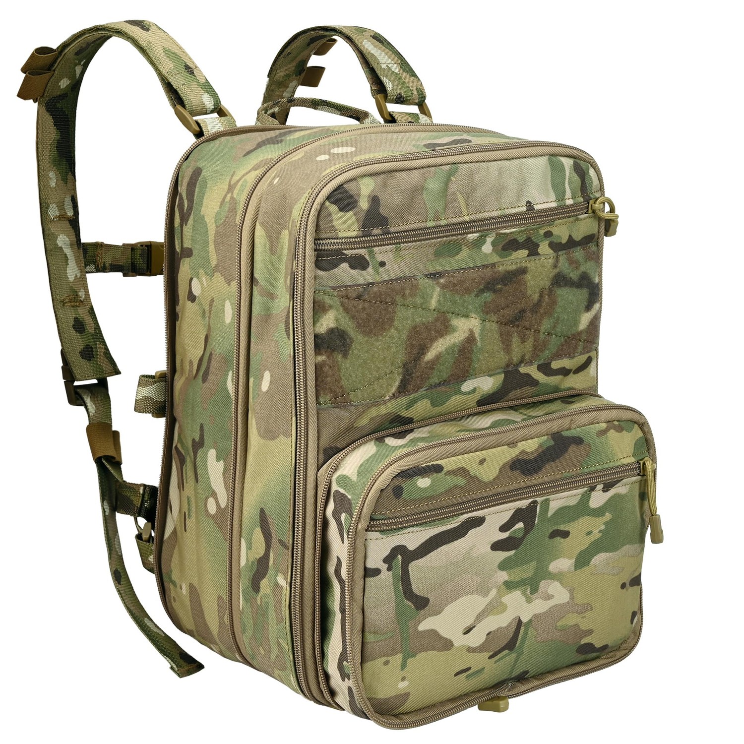 tactifans Tactical Expandable Flatpack, Chest Rig Backpack MOLLE ...
