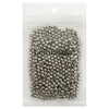 LolliBeads (R) Platinum Smooth Round Metal Beads 4 mm 600