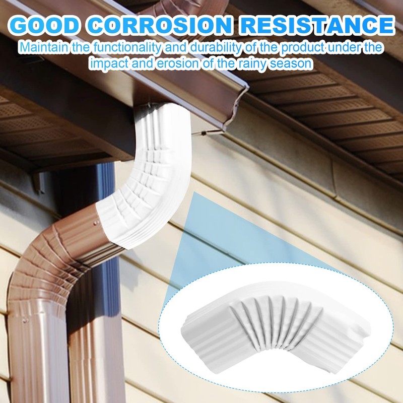 Downspout Gutter Elbow Style B 3" x 4" Angle is