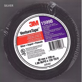 Venture UL181B-FX 1599B Venture Tape Silver Flex Duct Tape Black Brand New SILVER
