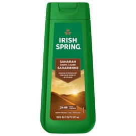 Irish Spring Saharan Dawn Moisturizing Body Wash for Men, 24 Hour Fresh, Face and Body Wash, Men’s Body Wash, Paraben Free, Cedar and Vetiver Scent, 20 fl oz Bottle