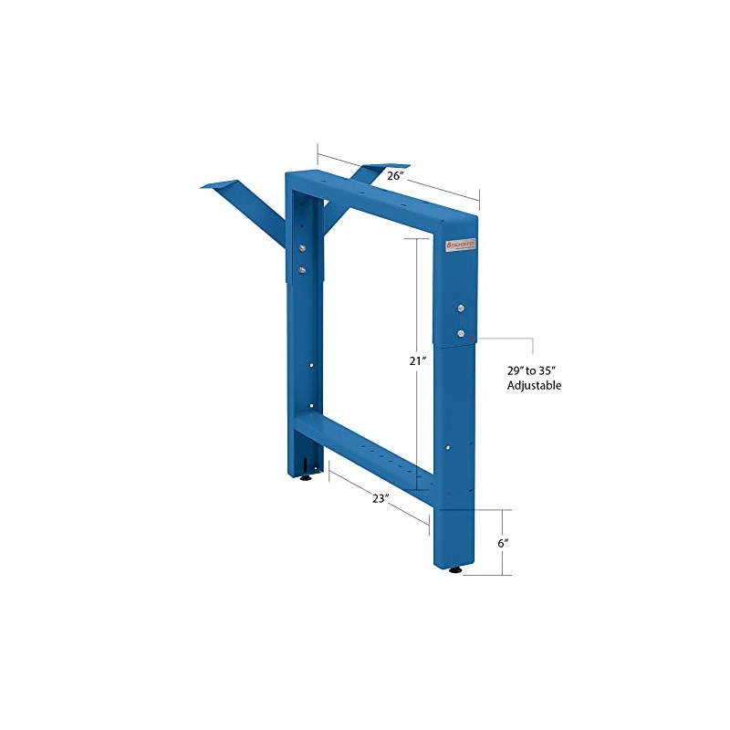 Workbench Table Frame Leg - Center Leg - 26" Depth
