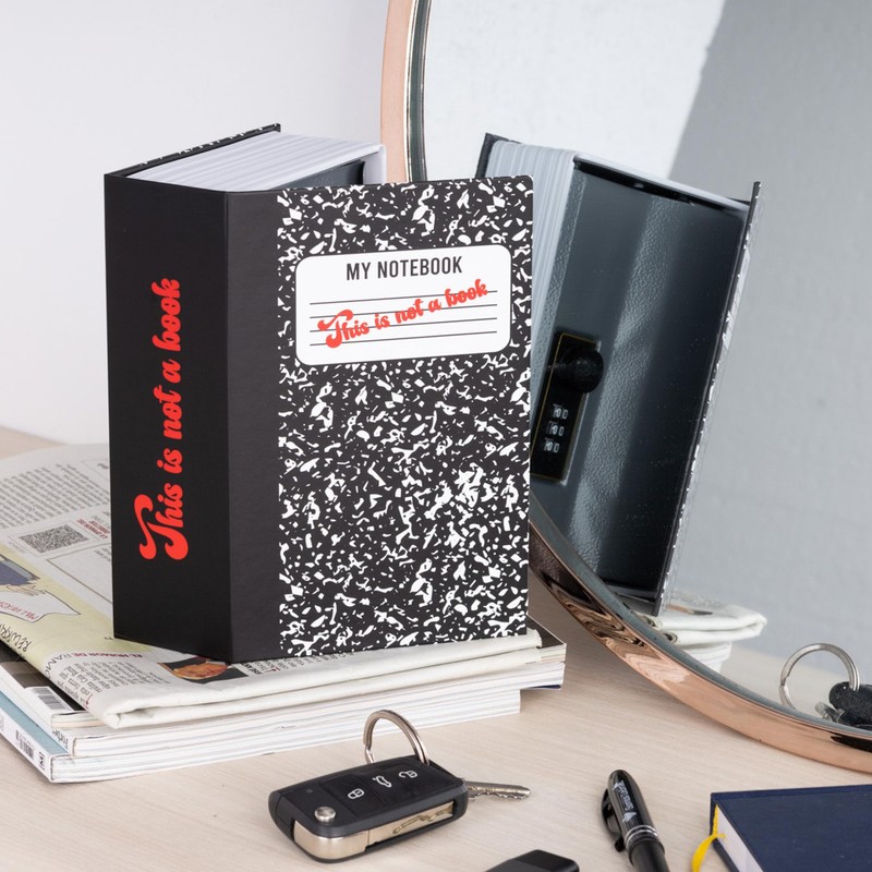 Fisura This is not a book safe with combination lock.