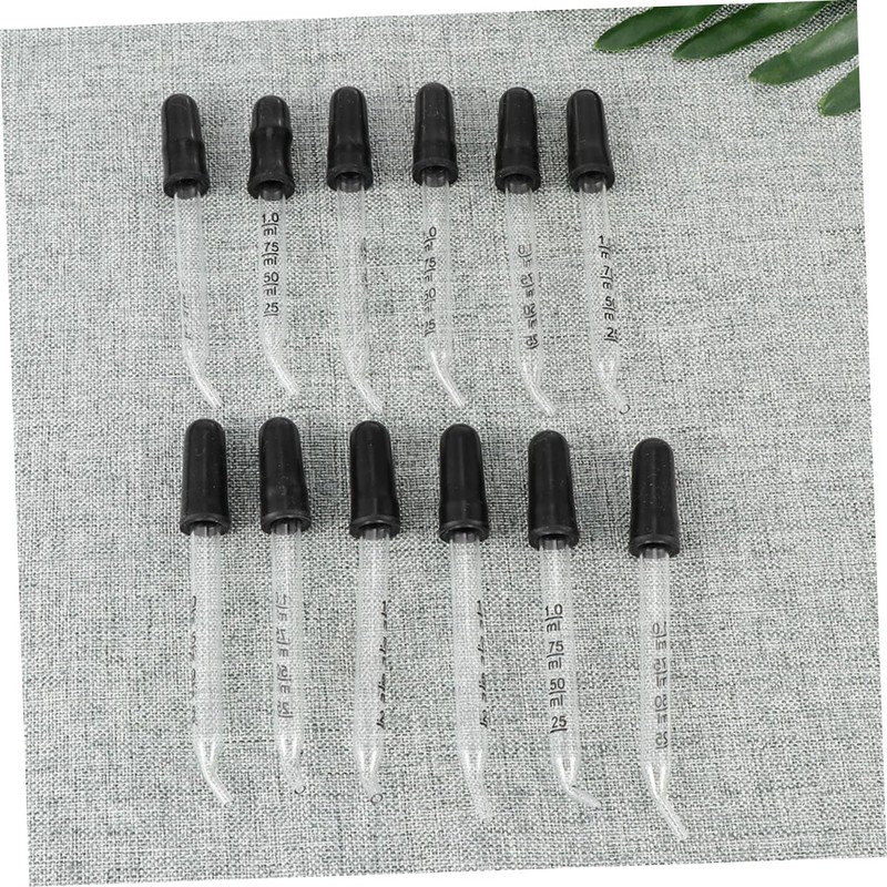 iplusmile Precision Calibrated 1ml Glass Droppers Bent Tip Lab Pipettes