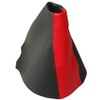 AERZETIX Gear Stick Gaiter Artificial Leather Black and Red