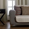 Elefantito Protector De Sillon Love Seat Cafe Beige Lyon Dos