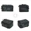 Bicycle Pannier Rack Bag, Bicycle Rear Bag with Reflective Strips