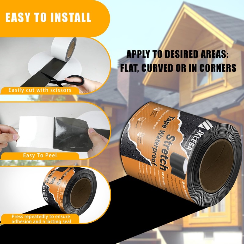 Stretch Tape for Windows & Doors, 6" x 20' Roll
