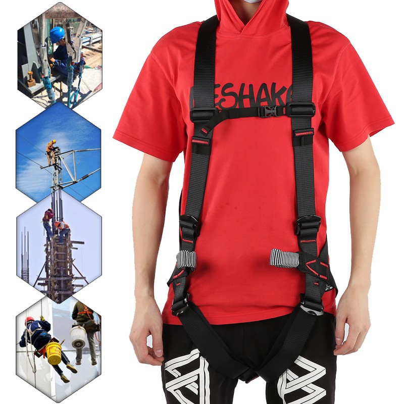 Climbing Harness Safety Belt Anti Fall Full Protection for Outdoor