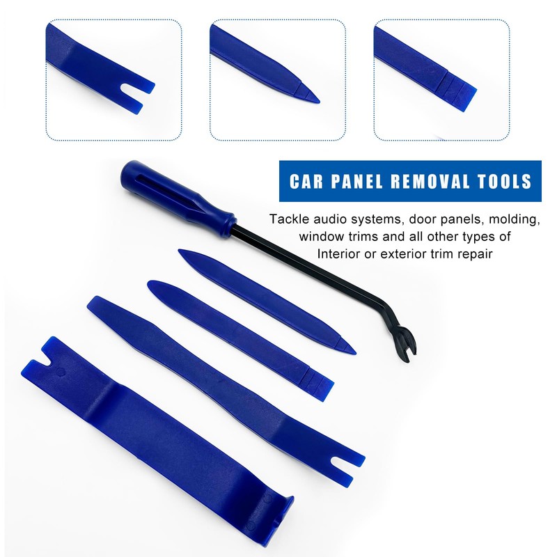 Sylvil 5 PCS Auto Trim Removal Tool Kit, No Scratch