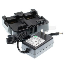 Dual Battery Charger for Nikon NIVO 2M 2C 5M 5C Trimble M3 TSC2 Nomad Series DPL-322 NPL322 Total Station