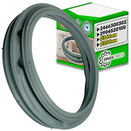 Washing Machine Door Seal with Original Code 2466300302 2904520100 2904520500 for Arcelik for Beko - Warranty 5 Year - ONIX TECH