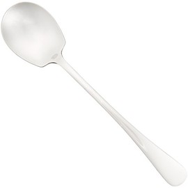 Endoshoji TTY291 Commercial Chinese Food Serving Spoon, Non-Slotted, 304 Stainless Steel, Made in Japan