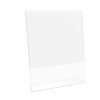 FixtureDisplays 8.5"X11" 6 Acrylic Clear Literature Holder Picture Frame Sign