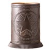 Irvin's Country Tinware Candle Warmer with Regular Star in Kettle