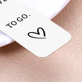 Tin 10 Year Anniversary Bookmark Gifts for Him Her, 10 Year Anniversary Wedding Gifts for Wife Husband, 10th Anniversarys Aluminum Gift for Women Men, Romantic 10th Anniversarys Bookmarks for Couple