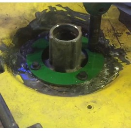 Lelecar Mower Deck Spindle Reinforcement Ring for John Deere 42" Mower D100 D110 D130 D140 D160 LA100 LA105 LA110 LA115 LA120 LA125 LA130 LA140 LA145 LA155 LA165 X110 X120 X140 L100 (Set of 2)