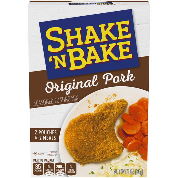 Shake 'N Bake Original Pork Seasoned Coating Mix (2 ct Packets)