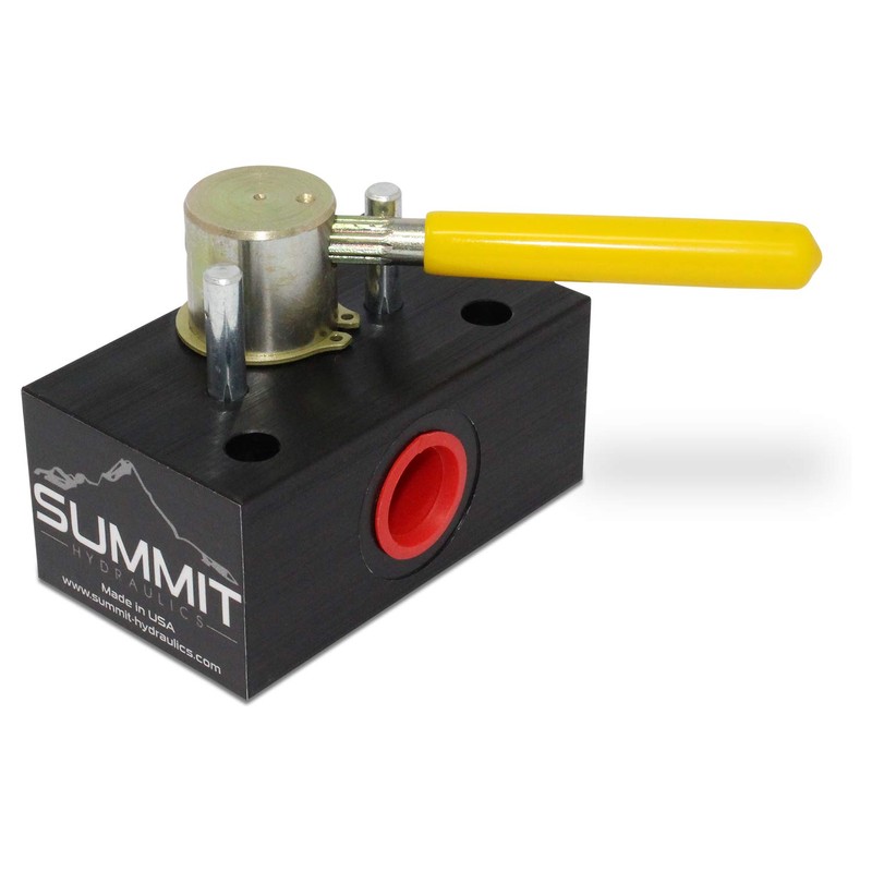 Hydraulic Rotary Selector Diverter Valve, 3 Way, 20 GPM, 5000