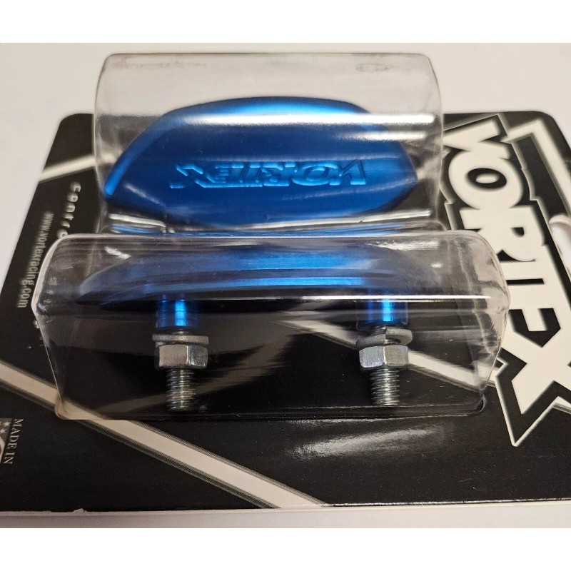 Vortex Suzuki GSXR 600 750 1000 BLUE Vortex Mirror Block