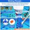 2025 Upgraded Swimming Pool Spa Jet Vacuum Cleaner kit w/Brush,Pool