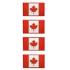 4Packs Canada Flag Patch for Backpack - Canadian Maple Leaf