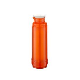 ROTPUNKT Insulated Flask 60 Jesper 0.75 L | Dual Function Screw Cap | BPA Free | Made in Germany | Warm + Cold | Glass Insert | Gl. Orange