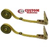 CustomTieDowns 2 Pack, 1 Inch x 13 Foot Endless Loop